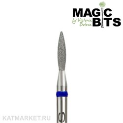 Magic Bits Фреза алмазная пламя острый кончик 1,8мм, средний, НАПлС18 71106318