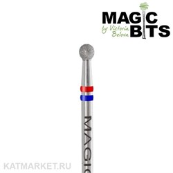 Magic Bits Фреза алмазная шар 3,1мм, средне-мягкий, НАШ СМ31 71110231