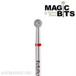 Magic Bits Фреза алмазная шар 3,5мм, мягкий, НАШК35 71110135