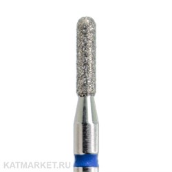 КМИЗ Алмазная фреза 115528 цилиндр скругленный 1,8мм синий 866.104.140.070.018 70119218