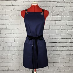 Фартук безразмерный, темно-синий 60415108