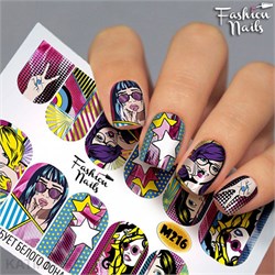 Fashion Nails Слайдер на прозрачной пленке Metallic 216 61293216