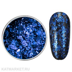 Пигмент Юки хлопья в баночке 03 синие 60901003