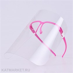 Щит защитный прозрачный 4шт, розовая оправа 60416102