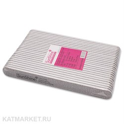 Пилка SunShine Прямая 100/180 серая, блок 25шт (1шт-16р) 60607201