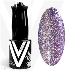 Vogue 10мл 784 Скромница Гель-лак с хлопьями фольги Серия Девичник 11925784