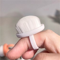 {{photo.Alt || photo.Description || 'Мягкая кисть сметка на кольце (попка кролика) белая'}}