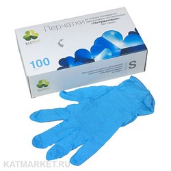 Клевер голубые XS 100шт Перчатки нитриловые 60417431