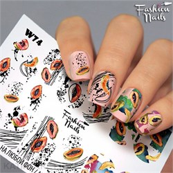 Fashion Nails Слайдер на прозрачной пленке White 74 61291074