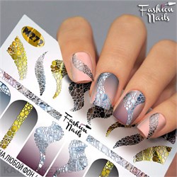 Fashion Nails Слайдер на прозрачной пленке Metallic 272 61293272