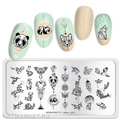 BornPretty Пластина для стемпинга Artist L013 60501033