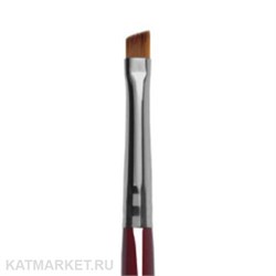 Roubloff Sa06 Кисть наклонная из синтетики имитация колонка для подводки ресничного края и оформления бровей #6 61107006