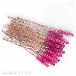 Щеточки нейлоновые 50шт розовые 81001021