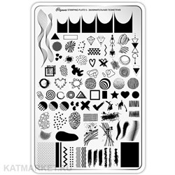 {{photo.Alt || photo.Description || 'Малина Пластина для стемпинга 5 "Занимательная геометрия" (без демо-листа)'}}