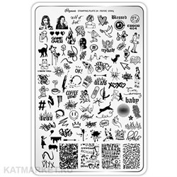 {{photo.Alt || photo.Description || 'Малина Пластина для стемпинга 24 "Голос улиц " (без демо-листа)'}}