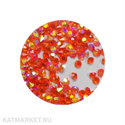 Хрустальная крошка голография 1440шт оранжевая 61307004