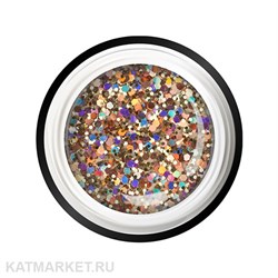 Nail Club 5мл GB-03 Rose Opal Гель-краска с пайетками 12205202