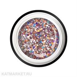 Nail Club 5мл GB-18 Moonstone Гель-краска с пайетками 12205205
