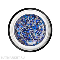 Nail Club 5мл GB-19 Jasper Гель-краска с пайетками 12205206