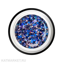 Nail Club 5мл GB-22 Marialite Гель-краска с пайетками 12205207