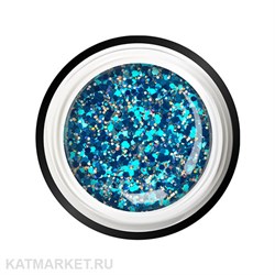 Nail Club 5мл GB-25 Chrysoprase Гель-краска с пайетками 12205210
