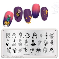 BornPretty Пластина для стемпинга Artist L005 60501025