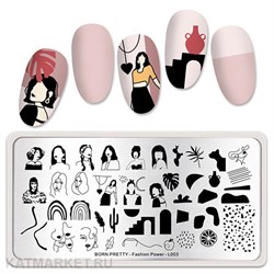 BornPretty Пластина для стемпинга Fashion Power L003 60501113