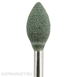Корундовая фреза почка 6мм, зеленая 70003313
