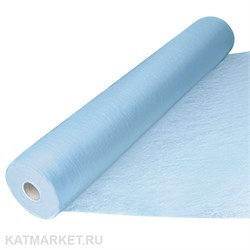 Простыни 80х200 в рулоне 100шт Стандарт голубые 60422012