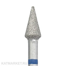 КМИЗ Алмазная фреза 111748 конус 4мм синий 866.104.161.080.040 70121240