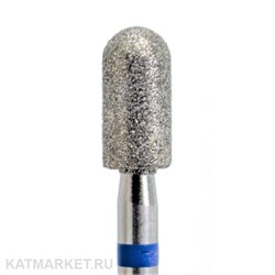 КМИЗ Алмазная фреза 117959 цилиндр скругленный 4мм синий 866.104.141.080.040 70119240