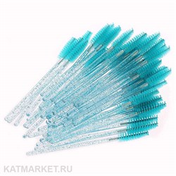 Щеточки нейлоновые 50шт бирюзовые 81001023