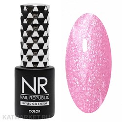 NR 10мл Гель-лак 20 Мерцающий желто-розовый 11708020