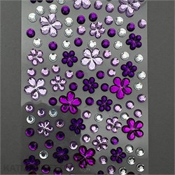 {{photo.Alt || photo.Description || 'ZooNail Наклейки для ногтей, лица и тела микс с цветочками фиолетовые (1842)'}}