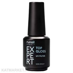 {{photo.Alt || photo.Description || 'Runail 18мл 118 Топ глянцевый с УФ-фильтром Top Gloss Non Sticky флакон'}}