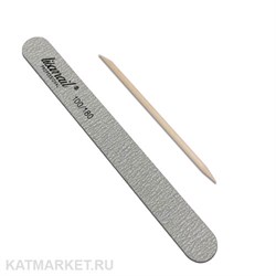 Набор Пилка Lisaprofi тонкая деревянная 100/180, Апельсиновая палочка 60618252