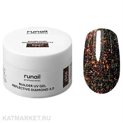 {{photo.Alt || photo.Description || 'Runail 15г 9967 Моделирующий УФ-гель светоотражающий Builder UV Gel Reflective Diamond 3.0 банка'}}
