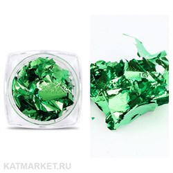 Поталь в баночке, зеленая 61003013