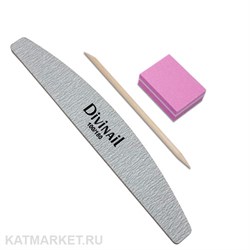 Набор Пилка Divinail Луна 100/180, Апельсиновая палочка, Мини-баф 60618231