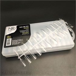 {{photo.Alt || photo.Description || 'NR Square 240шт Гелевые типсы (прозрачные, Квадрат)'}}