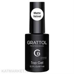 Grattol 9мл Топ Velvet Матовый 10619031