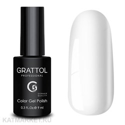 Grattol 9мл 01 White Основная серия 10602001