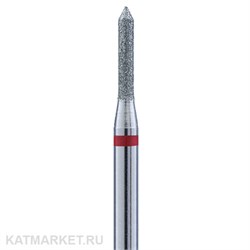 Владмива Фреза алмазная, цилиндр заостренный 1,4 мм, красный 806.104.130.514.014 70615114