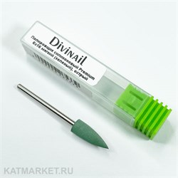 Divinail Полировщик силиконовый Premium 6х16 мягкий (зеленый), острый 70901051