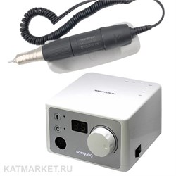 Аппарат для маникюра и педикюра Marathon 3N Silver, наконечник H37LSP, Корея 22102621