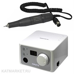 Аппарат для маникюра и педикюра Marathon 3N Silver, наконечник H37LN, Корея 22102623