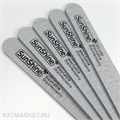 Пилка SunShine Прямая 180/240 серая с синим основанием, блок 25шт 60607354