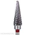 Кристалл Твердосплавная фреза 12160 конус красный, для левшей 70512160