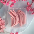 Валики для ламинирования ресниц, розовые, 7 пар 81001404