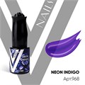 Vogue 10мл 968 Neon Indigo Гель-лак витраж 11934968